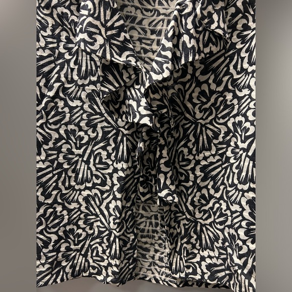 Ralph Lauren Black Label Floral Blouse Short Sleeve Size 8 - Picture 2 of 8